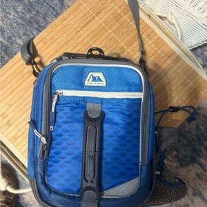 Blue Compact Crossbody Bag for Men
